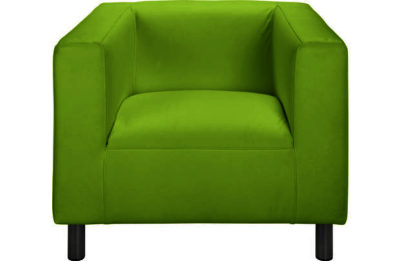 ColourMatch Moda Leather Effect Chair - Apple Green